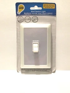 LED Light Use Wall Switch Light for Closet Bedroom Garage Hall Stairs Night Lit - Picture 1 of 10