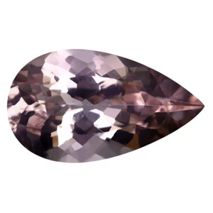 3.84 ct Astonishing Pear Cut (15 x 9 mm) Natural Pink Morganite Natural Gemstone - Picture 1 of 2