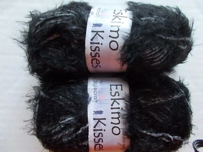 Stylecraft Eskimo Kisses eyelash yarn, Silver Pearl, lot of 2 (147 yds each) - Image 1 of 2