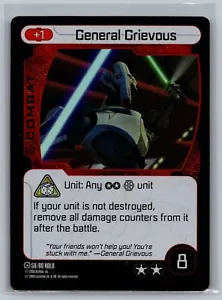 Star Wars Pocketmodel TCG The Clone Wars General Grievous #59/60 Holo CCG - Picture 1 of 2