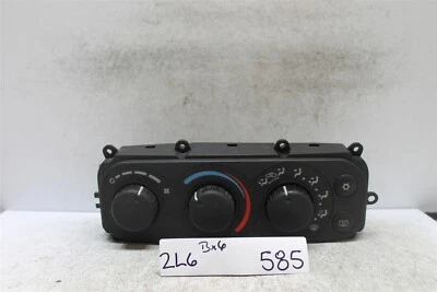 Interruptor de control de clima de temperatura de calor de CA Dodge Intrepid 98-04 4698198AC OEM 585 2L6-6 Foto 1 de 4