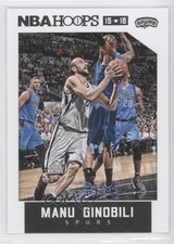 2015-16 Panini NBA Hoops Red Backs Manu Ginobili #64 HOF