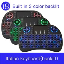 Mini Wireless - Tastiera e mouse touchpad per Smart TV, Mini PC e Console