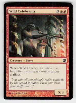Theros #147 Wild Celebrants - Image 1 of 2