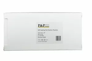 Sterilization Pouches 5.25”x10” Self-Sealing Autoclave Bags with Indicators - Picture 1 of 19