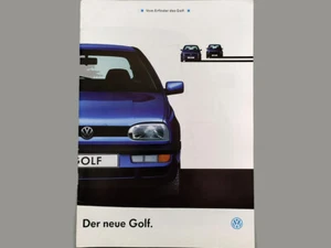 VW Golf 3 Produktvorstellung Broschüre - Bild 1 von 2