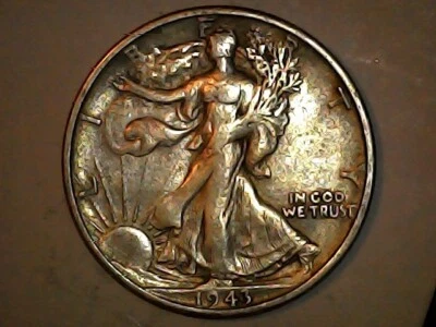 1943 S...Walking Liberty Half Dollar...Nice Hole Filler...517 - Image 1 of 2