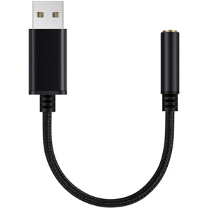 Audio Adapter für USB zu 3,5 Mm KopfhöRer Anschluss, Externe Stereo Sound K5468 - Photo 1/6