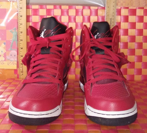 Sneakers Jordan Flight rosse con finiture bianche uomo taglia:11 usate