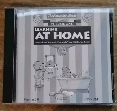 RARE Berenstain Bears Volume One: Learning at Home PC CD-Rom DOS - Image 1 of 3