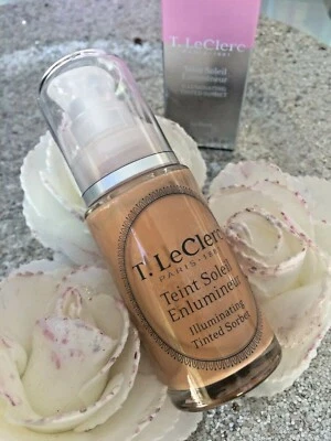 T LECLERC Grundierung Teint Soleil Strahler Tritt Glanz 01 Golden Sublime Den - Bild 1 von 2