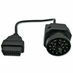 Cavo adattatore connettore diagnostico 20 pin rotondo a 16 pin OBD2 OBDII per BMW - Foto 1 di 5