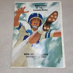 Football program Milton-Union Vs Vandalia-Butler Ohio 1960 - Picture 1 of 3