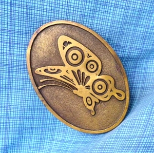 Schmetterling Gürtelschnalle Boho Hippie Natur Leben Geist Tier Vintage 70er Adezy.QRT017 - Bild 1 von 11
