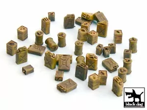 Black Dog 1/48 Kraftstoffbehälter, Benzinkanister und Kanister Zubehör Set T48017 - Bild 1 von 1