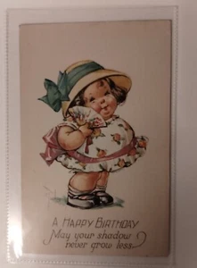 Vintage Birthday Postcard (Twelvetrees Signed) - Picture 1 of 2