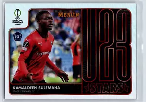 Merlin 2021 cromo UEFA Kamaldeen Sulemana novato sub23 estrellas #U23-6 estadio Rennais - Imagen 1 de 2