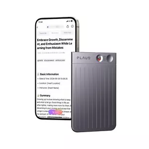 AI Voice Recorder, PLAUD Note Voice Recorder w/Case, App Control, Transcribe ... - Picture 1 of 7