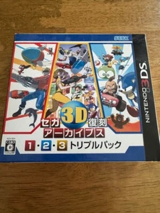 Nintendo 3DS Sega 3D Classics Collection 1 2 3 Triple Pack Archives Used Game - Picture 1 of 4