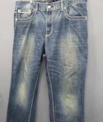Vintage Marc Ecko Jeans Size 40 Blue Straight Leg Men's Jeans Pants - Image 1 of 4