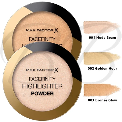 MAX FACTOR Facefinity Highlighter Blendable Long Lasting Powder 8g CHOOSE SHADE - Image 1 of 4