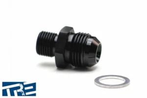 Treadstone Performance Black 10AN to Metric Crush Washer Fitting - Picture 1 of 1