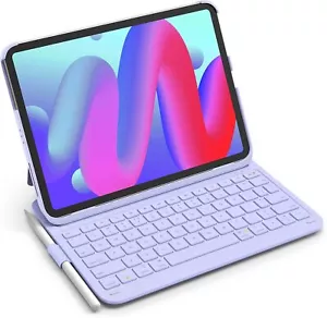 Funda Teclado Inateck iPad Ultraligera iPad 10º iPad Air 5/4 iPad Pro 11 Púrpura - Imagen 1 de 8
