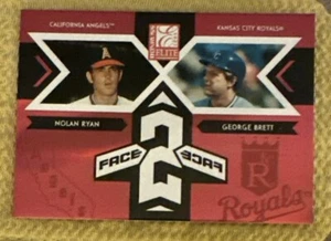 2005 Donruss Elite Face 2 Face Nolan Ryan / George Brett /750 - Picture 1 of 3