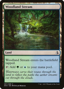 1x Woodland Stream - Planeswalker Deck NM Eng MTG - Amonkhet - Picture 1 of 1