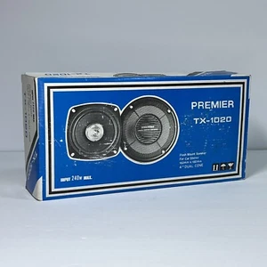 Premier TX 1020 Car Audio Speaker 4” Dual Cone New, Old Stock Never Used - Picture 1 of 4
