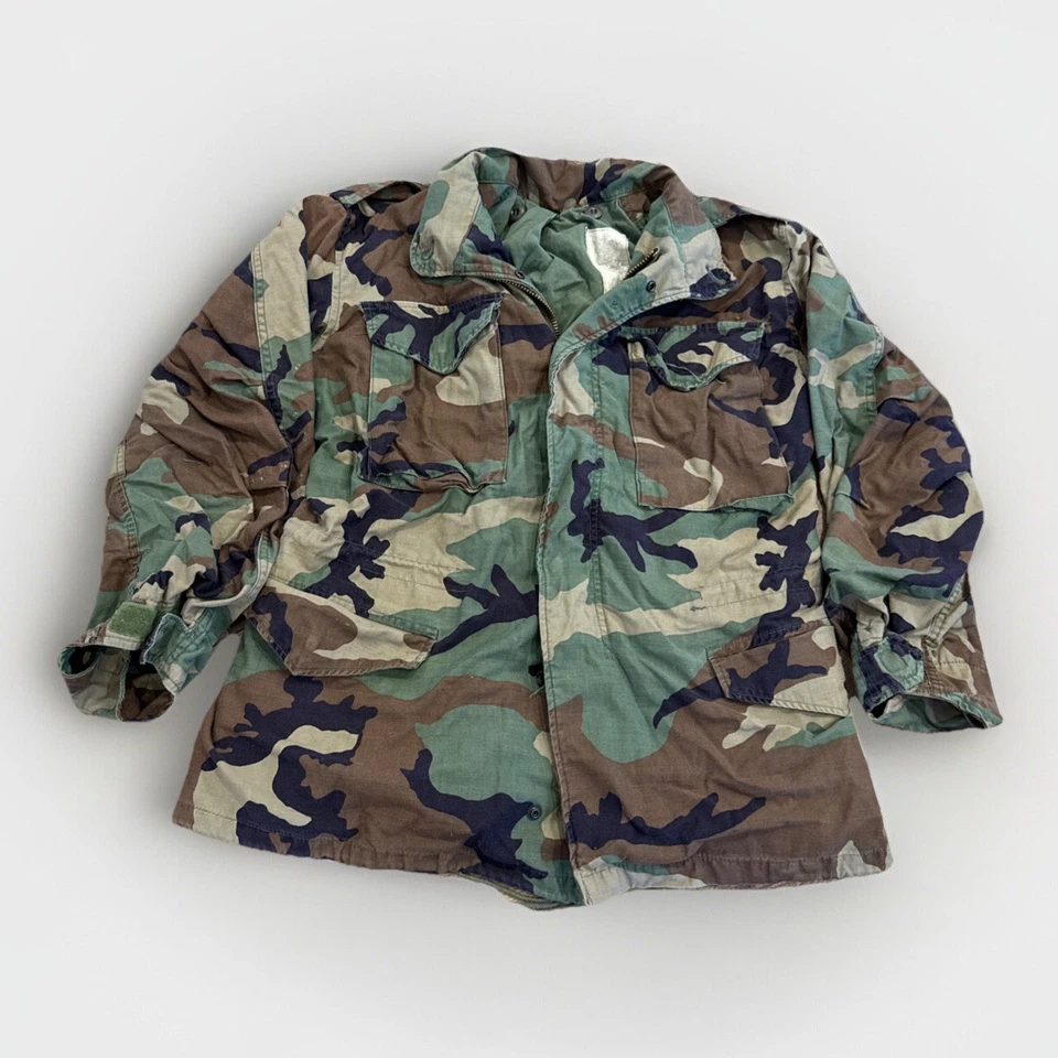 Chaqueta De Colección M65 Para Hombres M Ejército de Estados Unidos Abrigo de Campo Satén OG-107 Años 50 Militar Foto 1 de 4