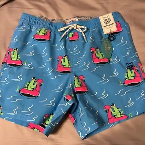 Party Pants Swim Trunks Mens Medium Godzilla Board Shorts Surf Shorts - Picture 1 of 3