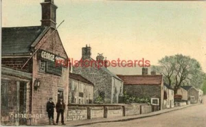 PRINTED POSTCARD OF HATHERSAGE, (NEAR SHEFFIELD), DERBYSHIRE - Picture 1 of 2