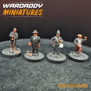 Pro Painted 28mm Bolt Action ww2 British home front civilians METAL - Picture 1 of 4