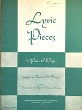 Organ/Piano Duet - Lyric Pieces For Piano & Organ (arr. R.W. Dunham)