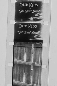 OUR KIDS IN FULL SPEED AHEAD 16MM FILM B&W SOUND ON REEL A38 - Imagen 1 de 6