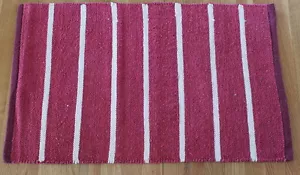 Designer Rot Chenille Teppich Deko Bad Zimmer Vorleger Küche Fußmatte P - Bild 1 von 1