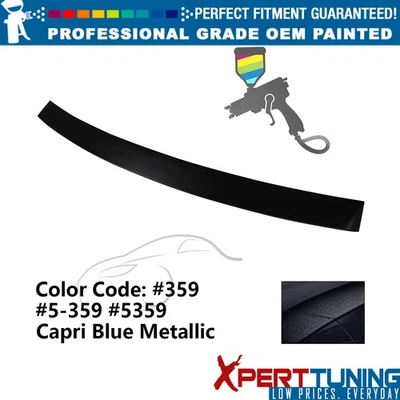 Fits 10-16 Benz E-Class W212 4Dr OE Style Painted #359 Blue Roof Spoiler ABS Foto 1 de 4