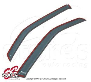 Light Tinted In Channel Vent Visor Deflector 2pcs For 1997-2004 Dodge Dakota - Picture 1 of 4