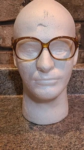 Christian Dior Glasses, 2109 Yellow Round Full Rim Frames 11-52-13 (Y8) - Picture 1 of 12