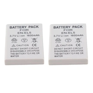 EN EL5 Camera Battery 1600mAh Replacement Digital SLR Camera Batteries For C NEW - Picture 1 of 24
