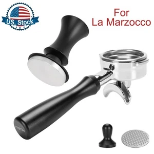 Coffee Tamper Espresso Portafilter For La Marzocco Double Spouts Spring Loaded - Picture 1 of 16