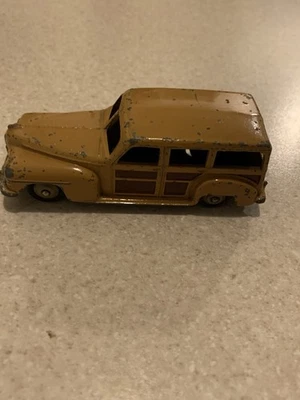 Vtg 1940's Dinky Toys Diecast Toy Plymouth Woody Station Wagon No. 344 England - image 1 of 4