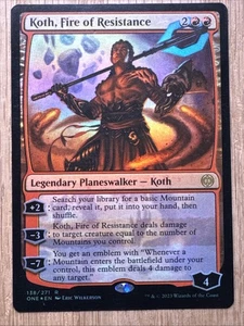 Koth, Fire of Resistance - MTG - Phyrexia: All Will Be One #138 Foil - Picture 1 of 2