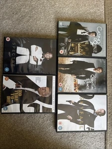 DANIEL CRAIG JAMES BOND 007 ALL 5 MOVIE FILM COLLECTION DVD NO TIME TO DIE - Picture 1 of 3