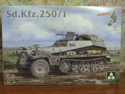TAKOM Sd.Kfz.250/1 Kit el in plastica 1/35 porta personale - Immagine 1 di 4