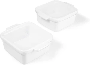 Souper Cubes Stoneware - 5" Square Baking Dish - Ceramic Baking Pan Set - Kit... - Picture 1 of 2