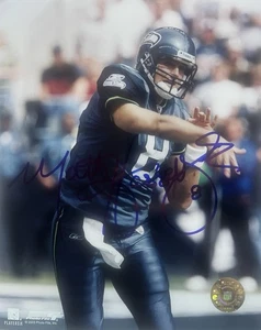 *MATT HASSELBECK*SIGNED*AUTOGRAPHED*PHOTO*SEATTLE*SEAHAWKS*NFL*FOOTBALL*COA*8x10 - Picture 1 of 3