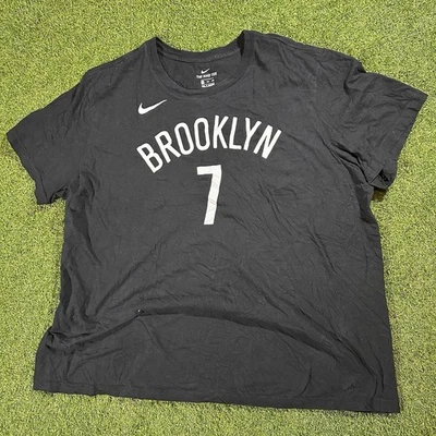 Nike Icon Edition NBA Brooklyn Nets Name & Number Men's Tee Durant 2XL Black - Image 1 of 4