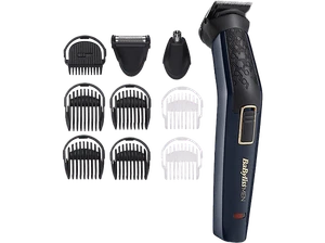 Afeitadora corporal - BaByliss MT728E, 9 Cabezales, Sin cable, 60 min, Negro - Imagen 1 de 5